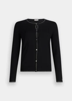 Cardigan con dettagli in lurex®