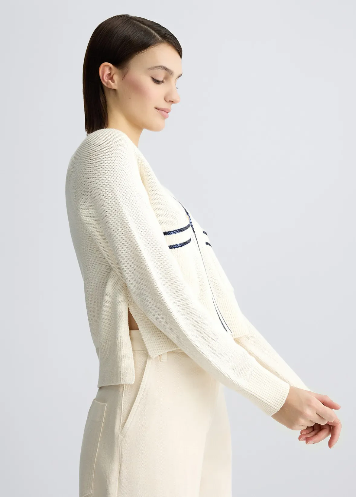 Cardigan con paillettes
