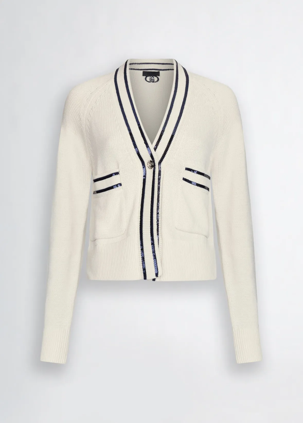 Cardigan con paillettes