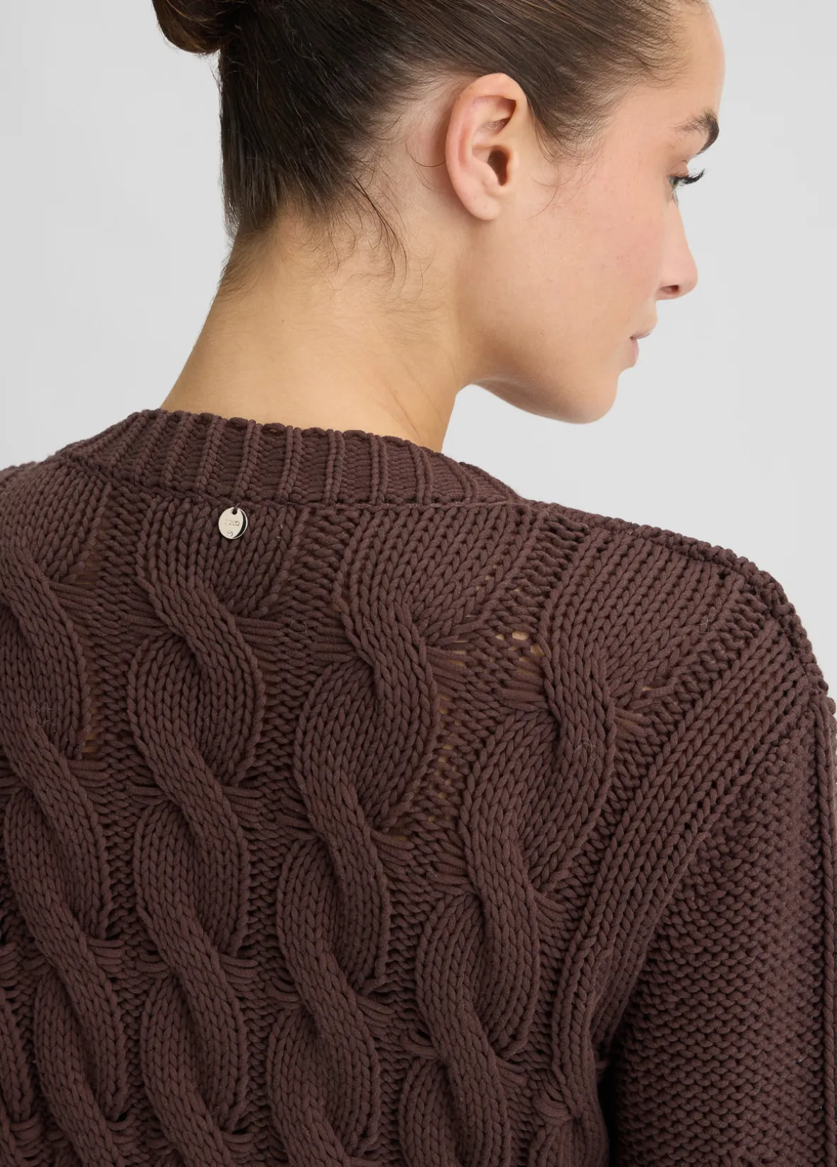 Cardigan con strass
