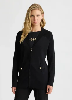 Cardigan con zip