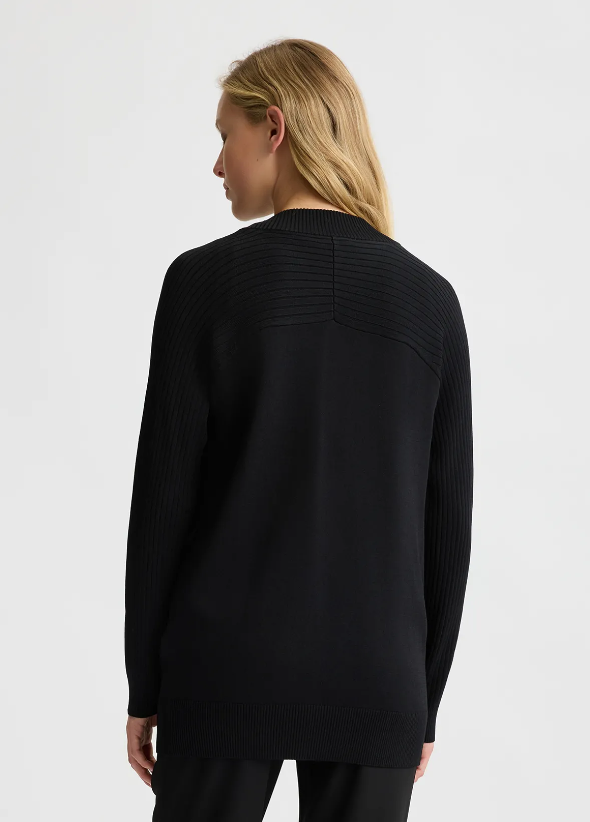 Cardigan con zip