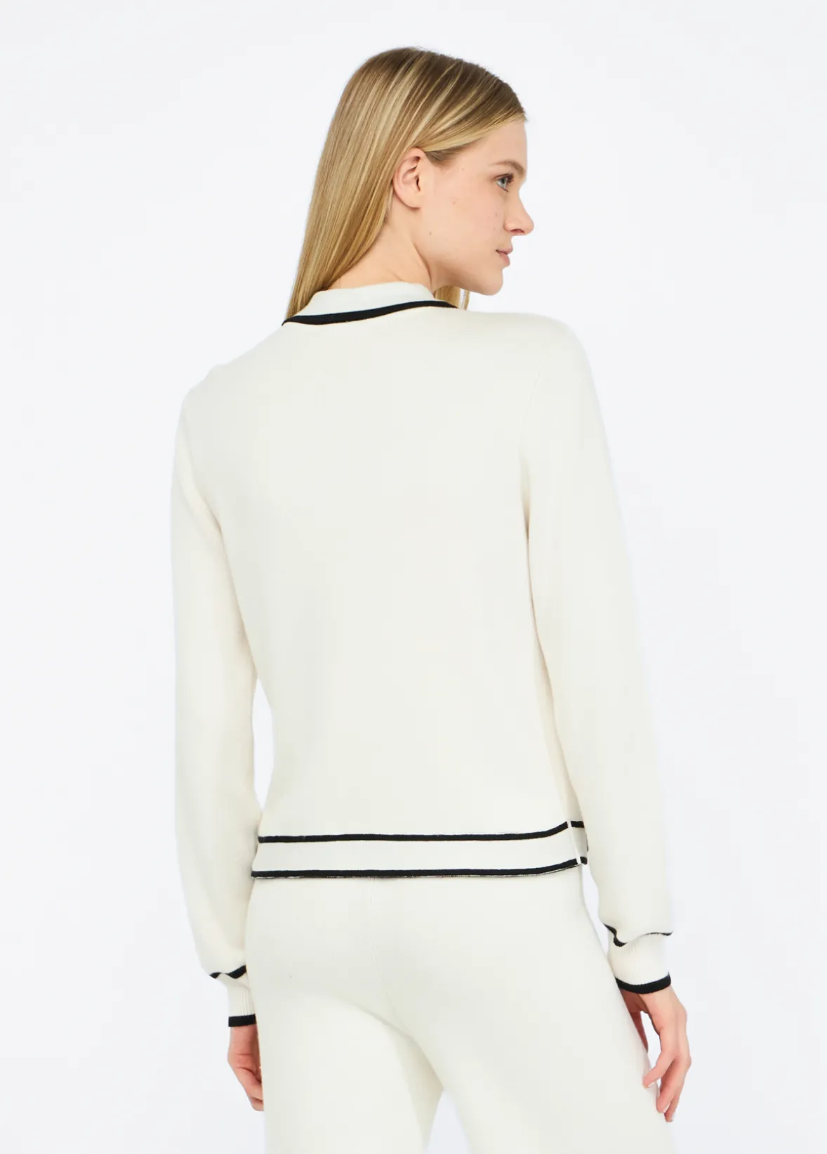 Cardigan con zip