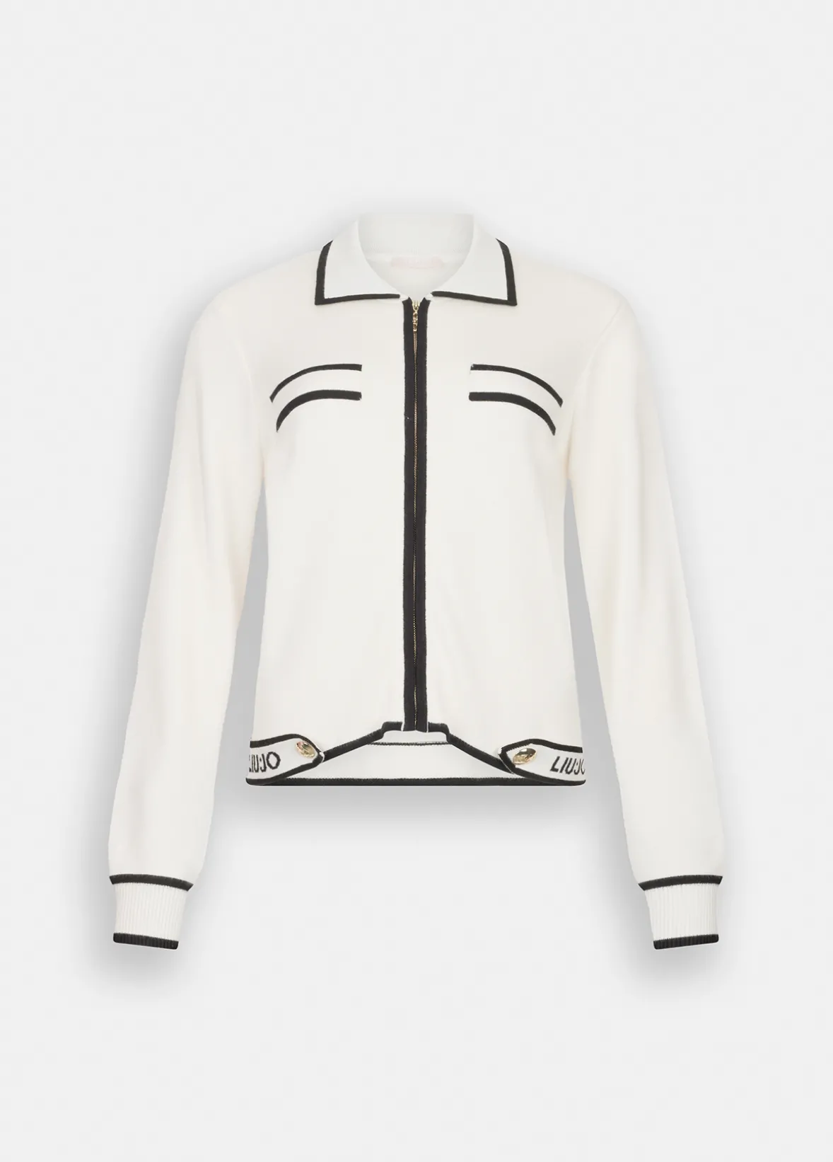 Cardigan con zip