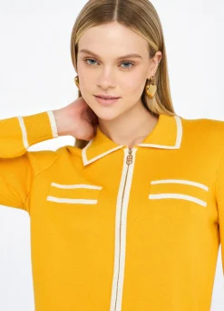 Cardigan con zip
