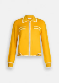 Cardigan con zip