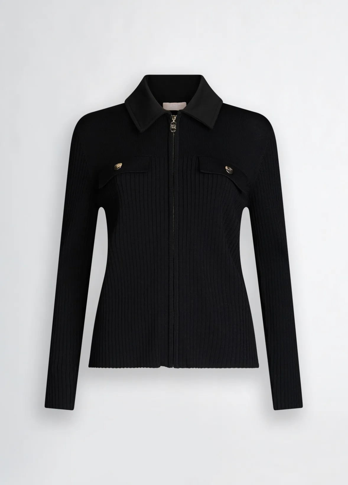 Cardigan con zip