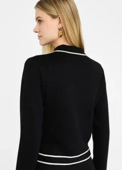 Cardigan con zip
