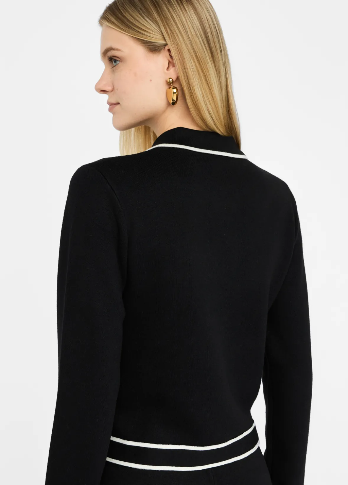 Cardigan con zip