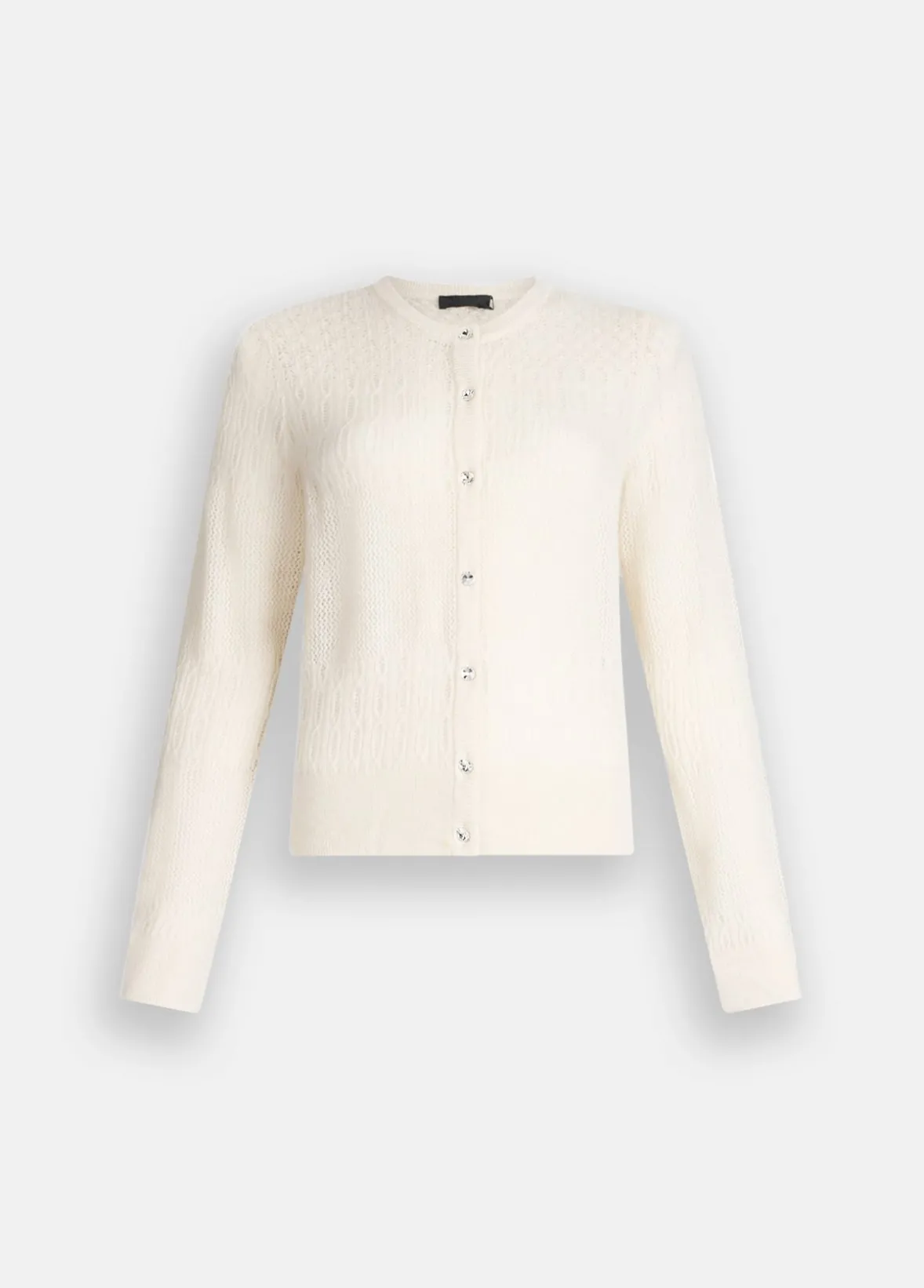 Cardigan in lana e alpaca