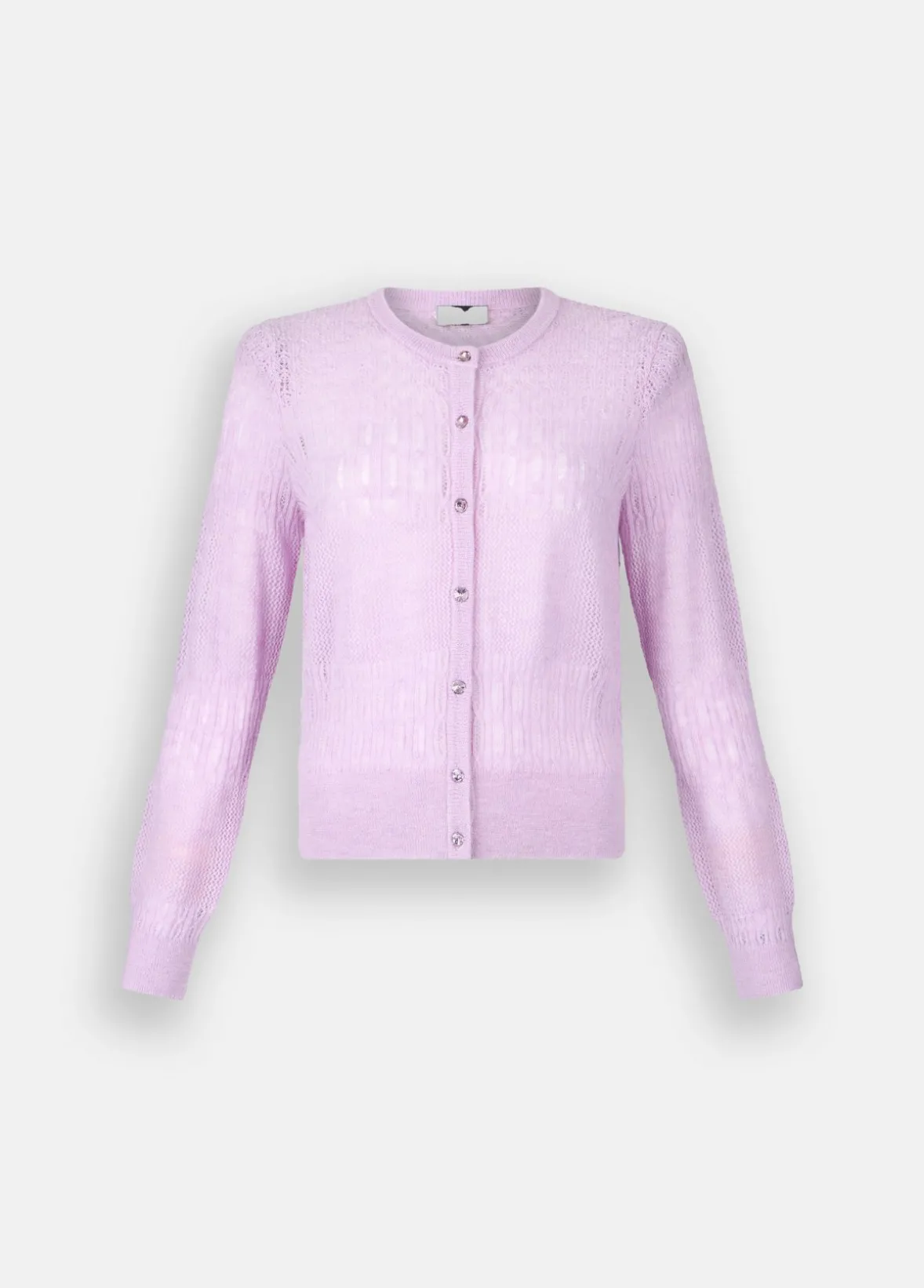 Cardigan in lana e alpaca