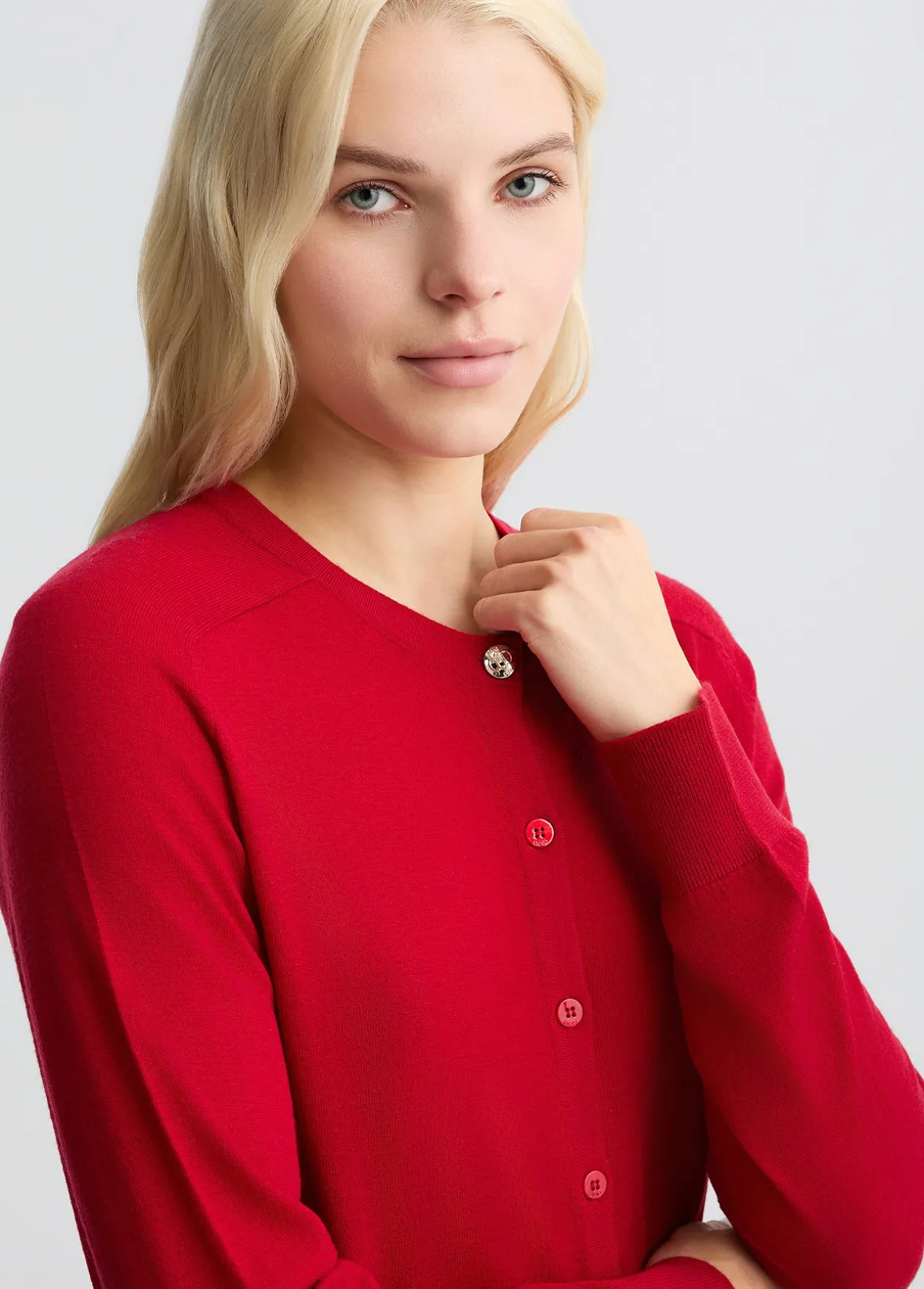 Cardigan in lana e cashmere