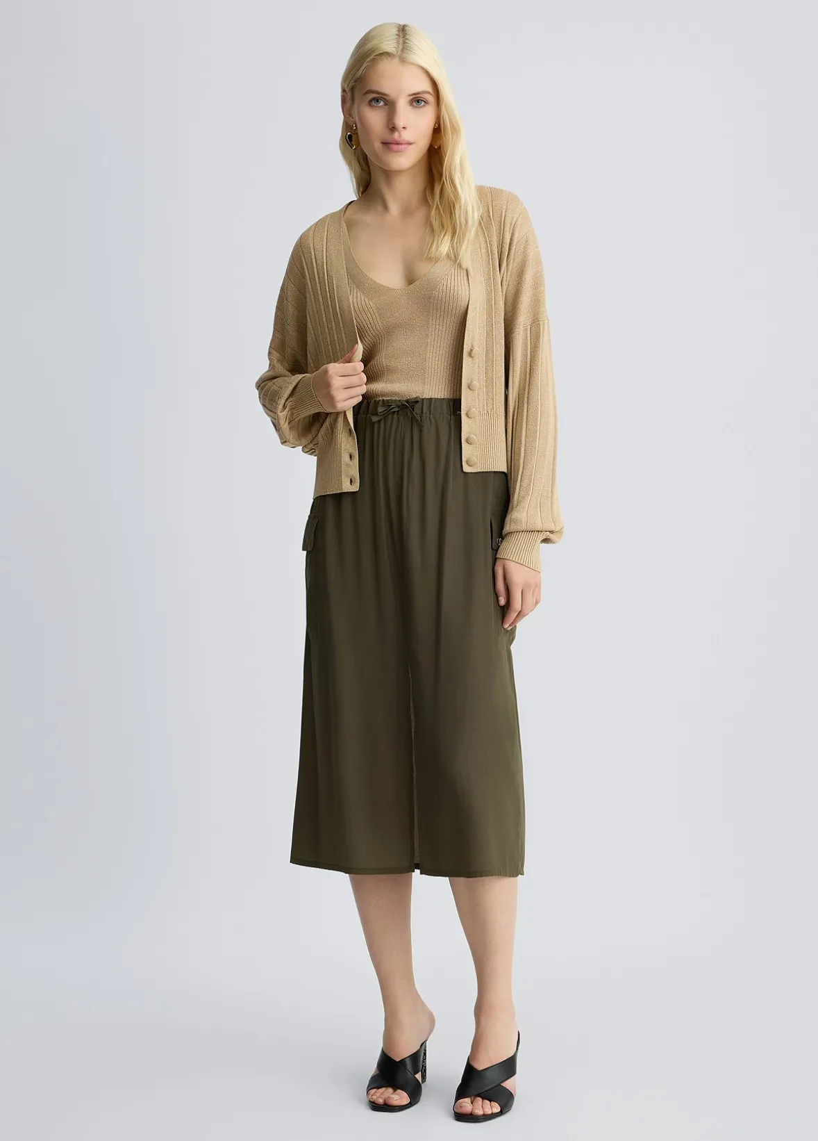 Cardigan in lurex®