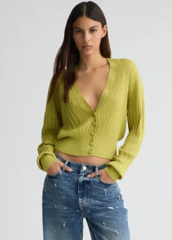 Cardigan in lurex®