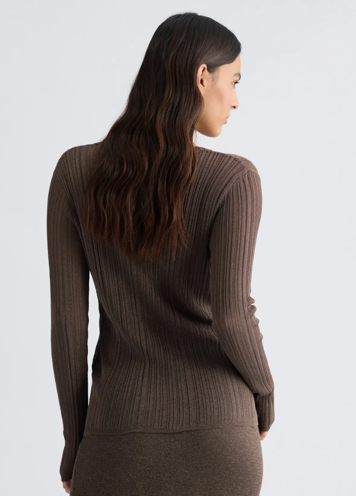 Cardigan in lurex