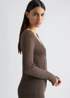 Cardigan in lurex