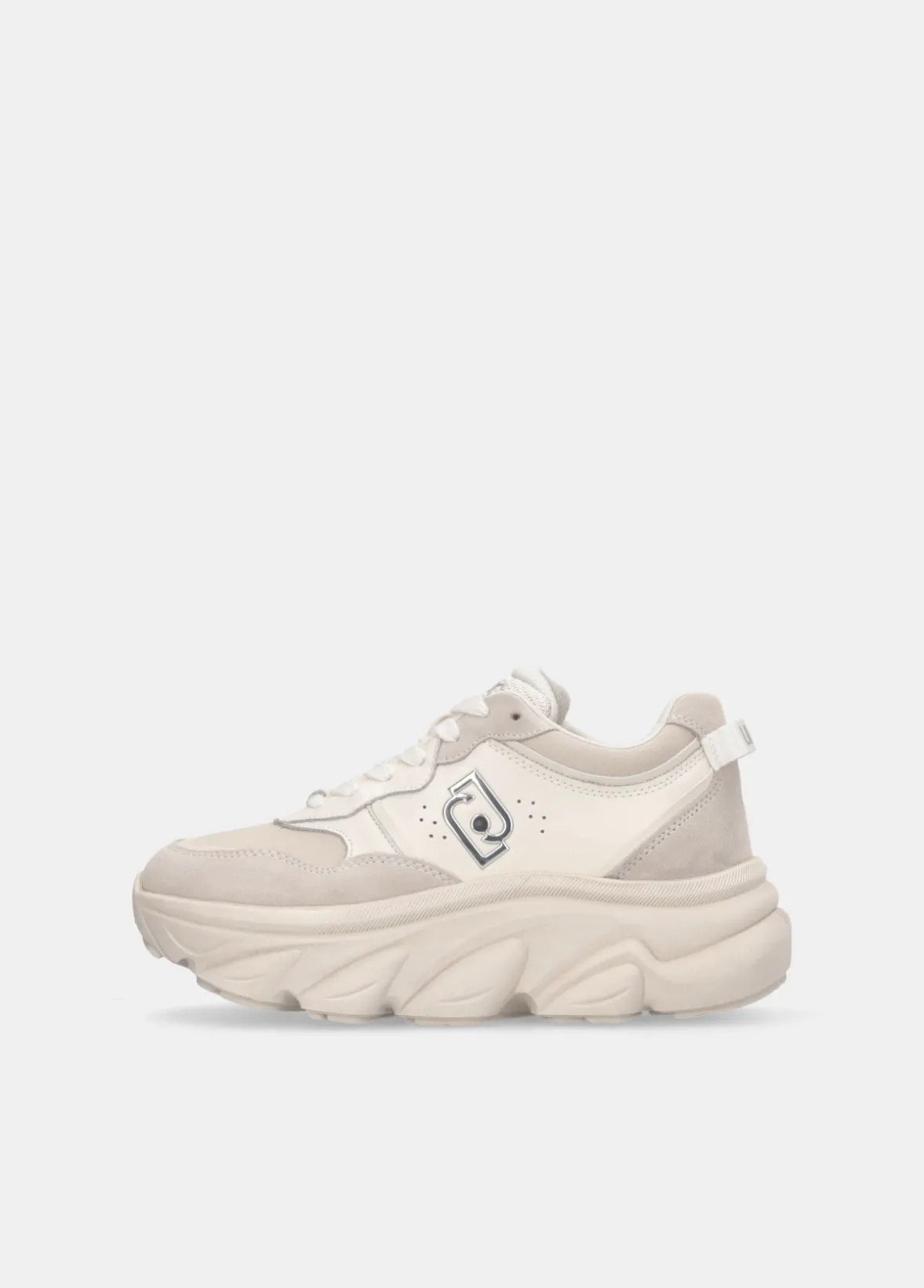 Chuncky sneakers in suede e rete