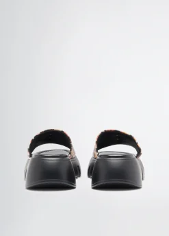 Ciabatta platform animalier