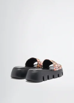 Ciabatta platform animalier