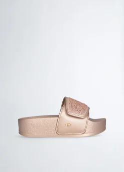 Ciabatte platform con strass