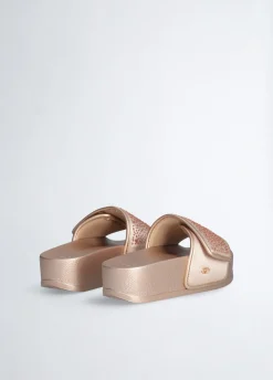 Ciabatte platform con strass