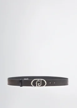 Cintura glossy con logo