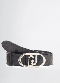Cintura glossy con logo