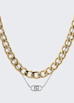 Collana a catena con logo