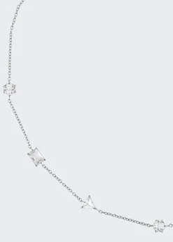 Collana con castoni gioiello