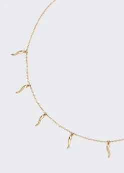 Collana con portafortuna