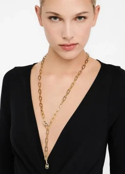 Collana monogram con brill