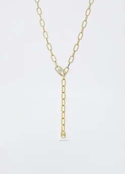 Collana monogram con brill