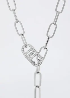 Collana monogram con brill