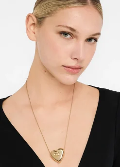 Collana multifilo con cuore