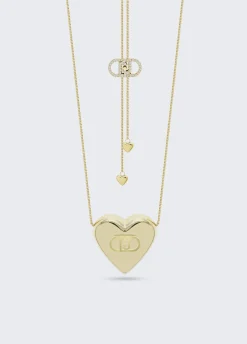 Collana multifilo con cuore