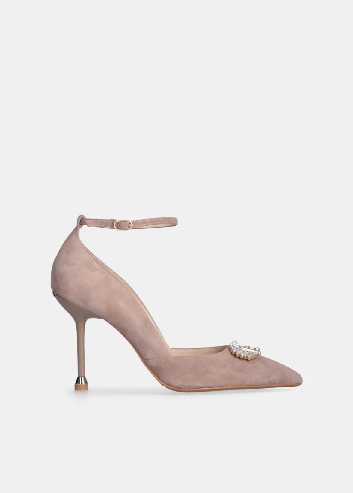 Décolleté con logo gioiello