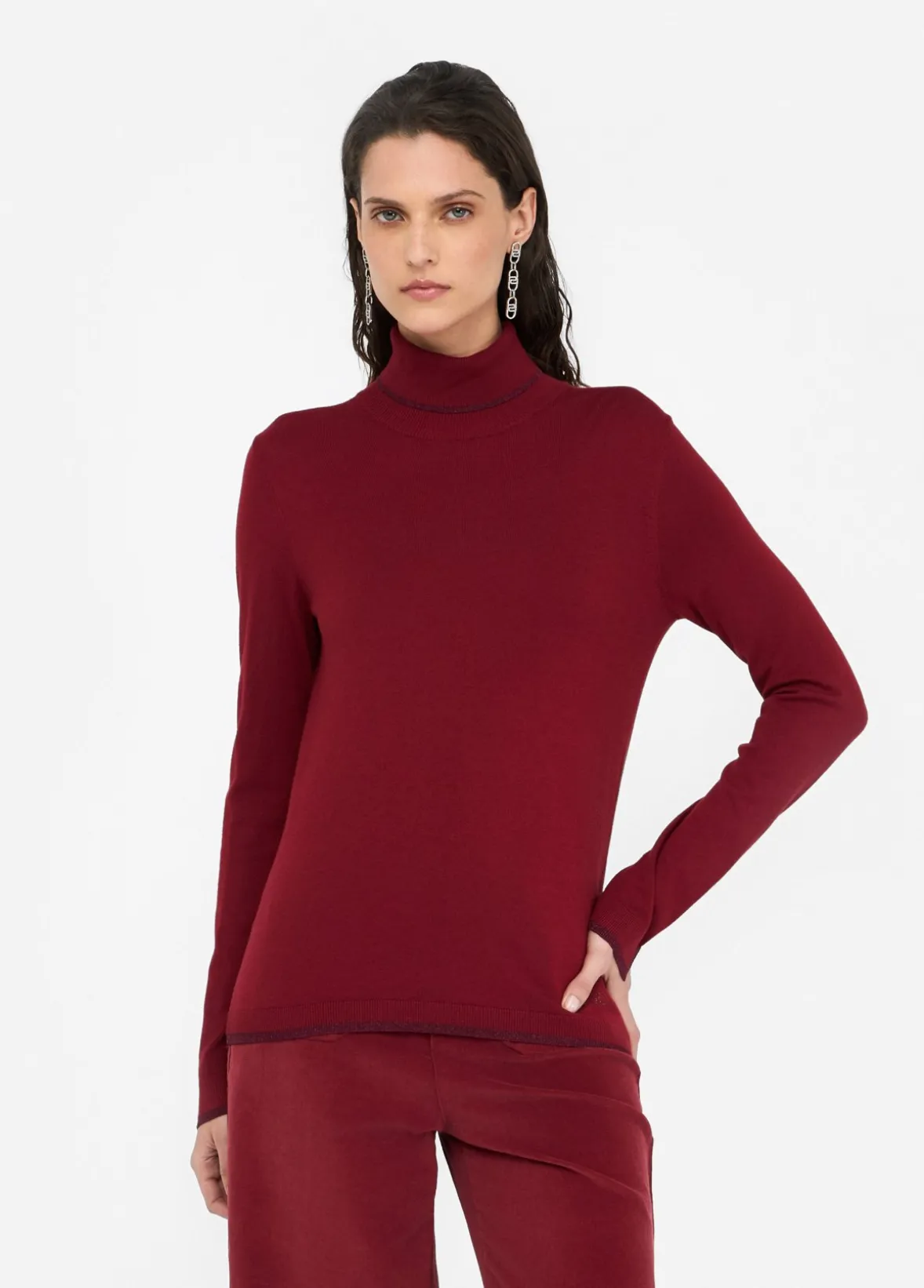 Dolcevita con dettagli in lurex®