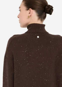 Dolcevita con micro paillettes