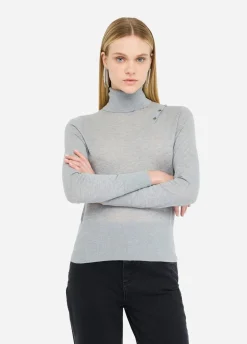Dolcevita in cotone e cashmere