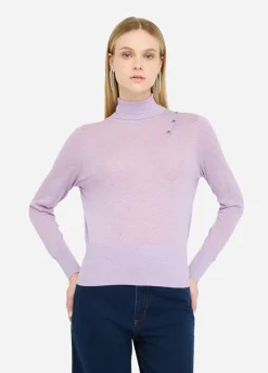 Dolcevita in cotone e cashmere