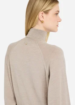 Dolcevita in lana con pizzo