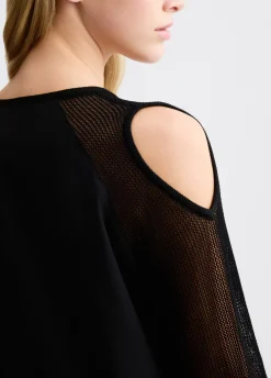 Felpa con cut-out