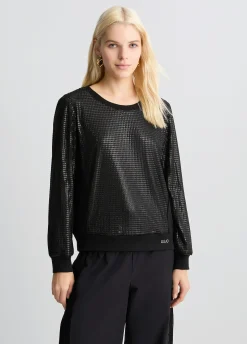 Felpa con paillettes