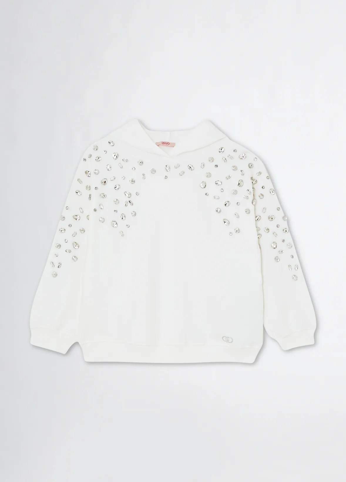 Felpa con strass