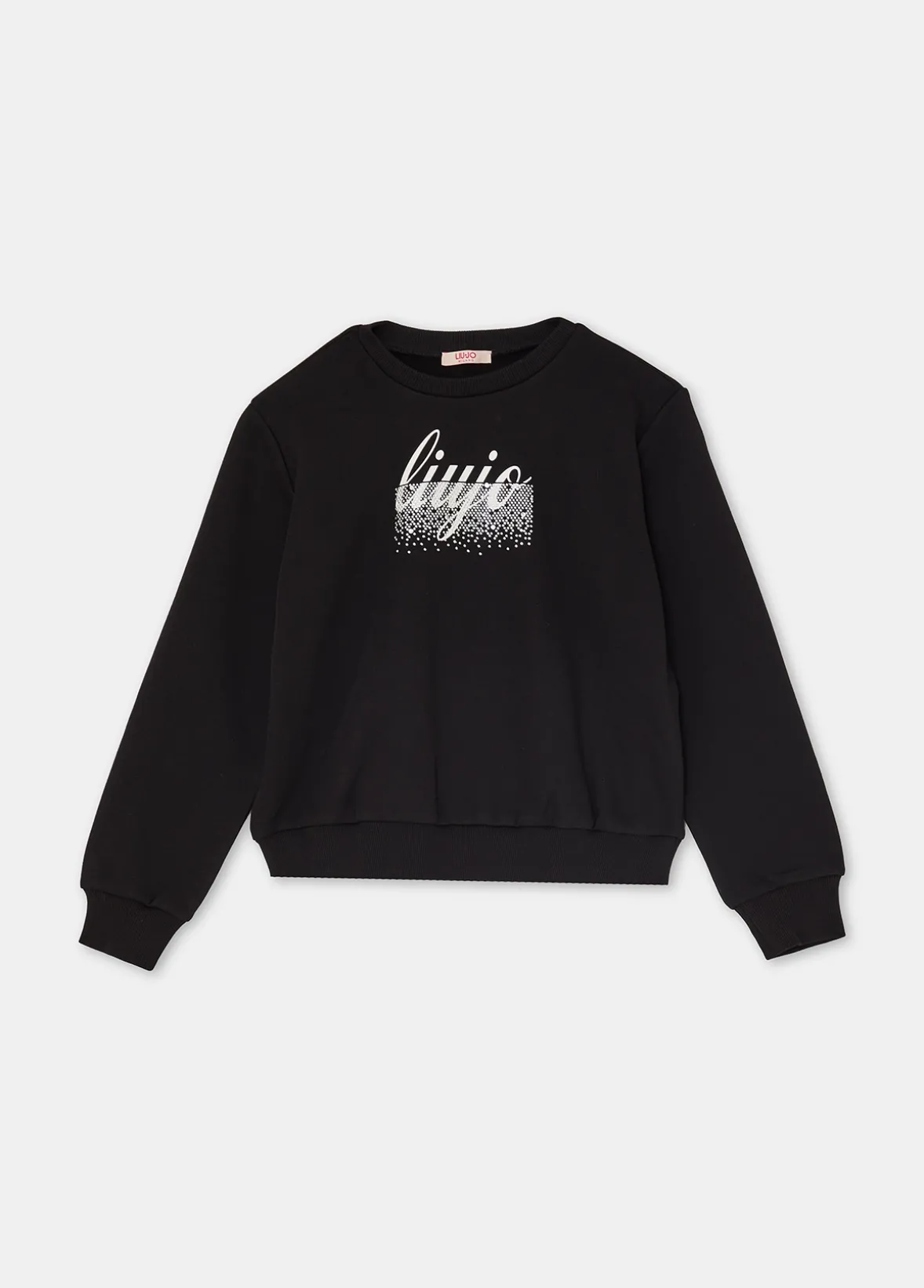 Felpa in cotone con logo