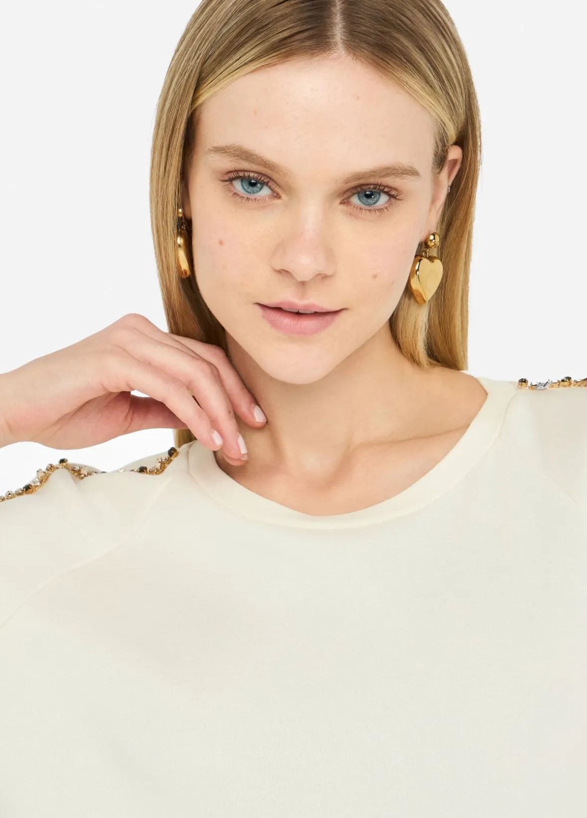 Felpa Liu Jo Better con strass