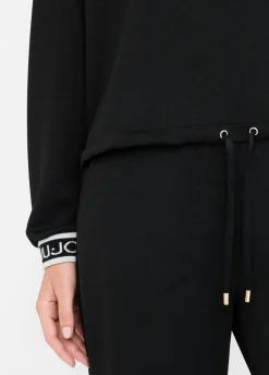 Felpa lurex® con cappuccio