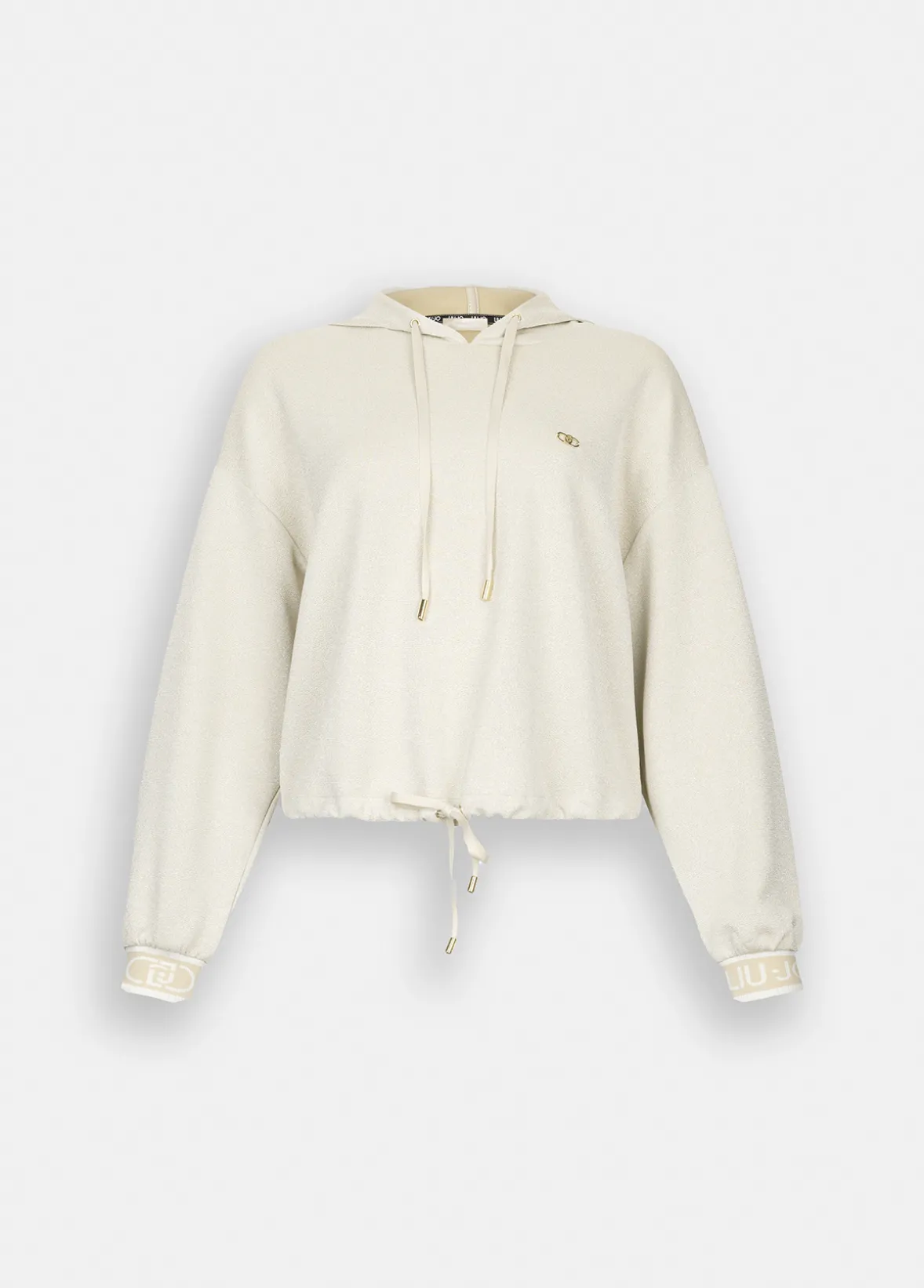 Felpa lurex® con cappuccio