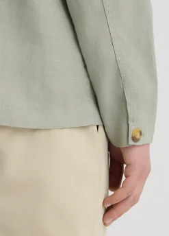 Field jacket 100% lino