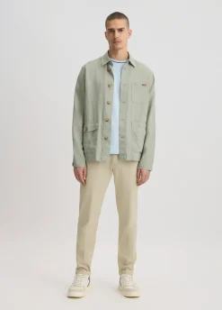 Field jacket 100% lino
